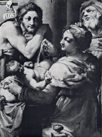Anonimo — Pellegrino Tibaldi. Bologna 1527-1596 Milan. The Holy Family with St. John — insieme